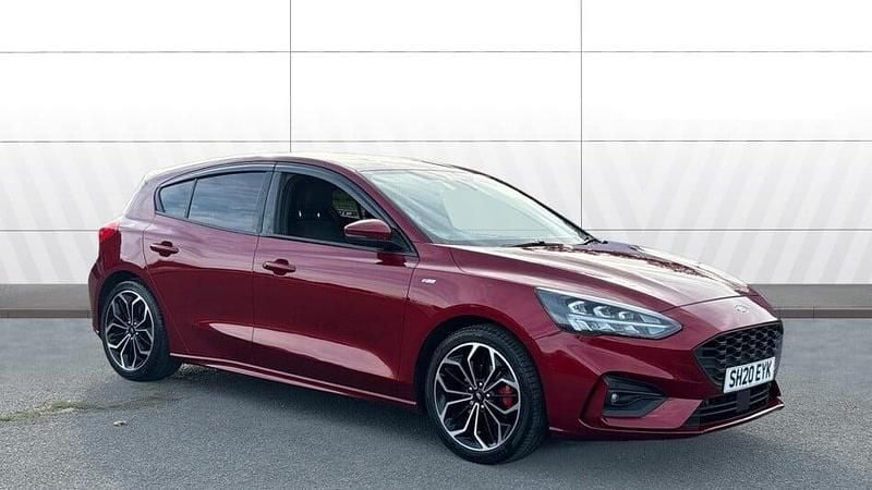 Red Used 2020 Ford Focus ST-Line X Hatchback | £13,650 (Fair price) - Image 1/4