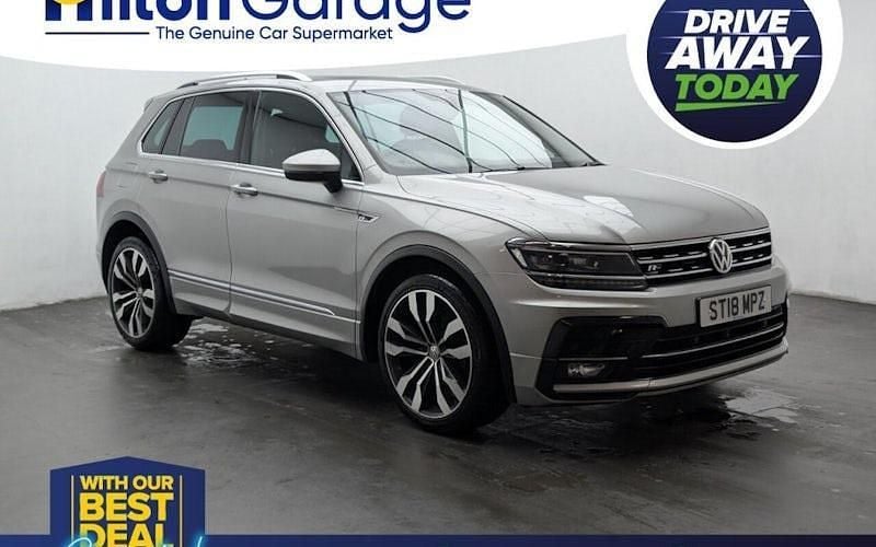 Used VW Tiguan R-line 150 HP (110 kW) 2018 Silver SUV