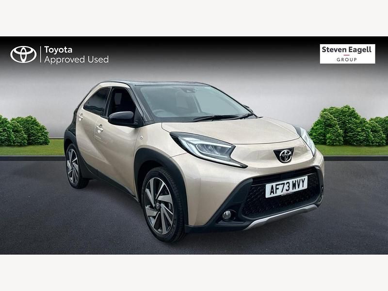Beige Used 2023 Toyota Aygo Hatchback | £14,442 (Fair price) - Image 1/3