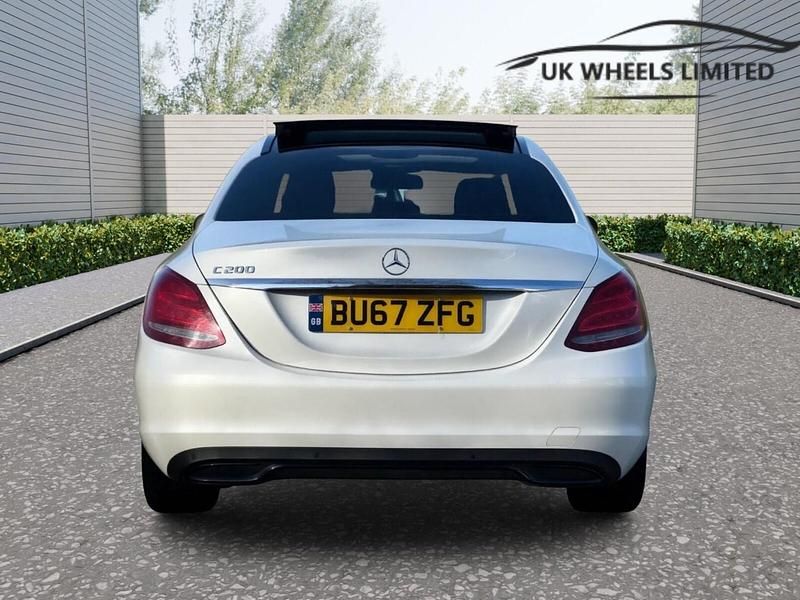 Used Mercedes C200 Premium 2017 White Sedan