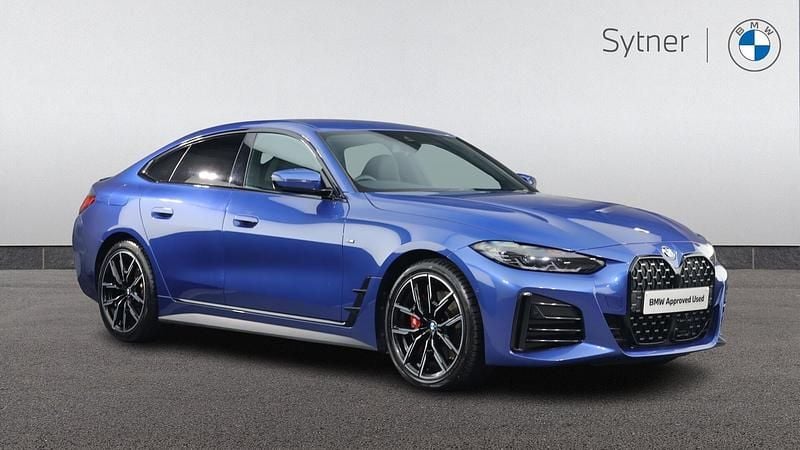Blue Used 2022 BMW 420 Gran Coupé M Sport Coupe | £28,250 (Good price) - Image 1/4
