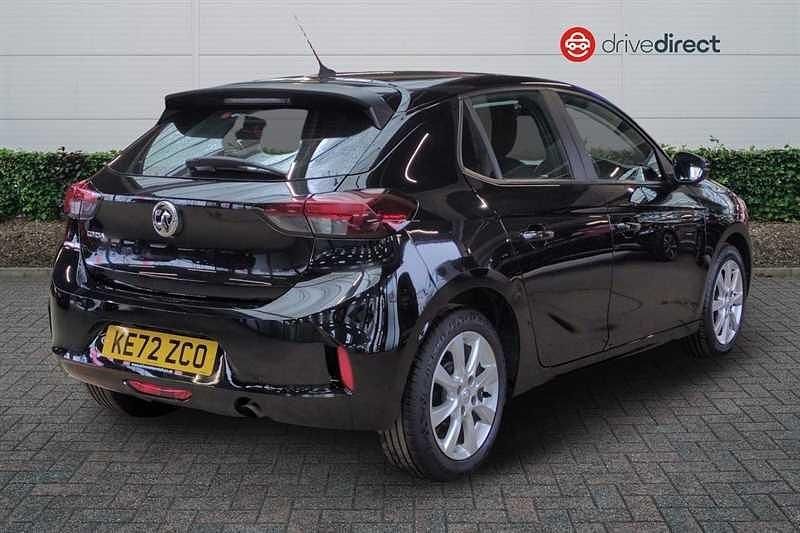 Used Vauxhall Corsa Design Edition 75 HP (55 kW) 2023 Black Hatchback