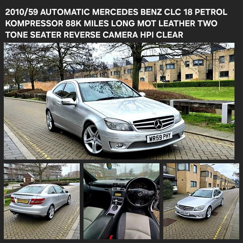 Used Mercedes CLC180 AMG line 143 HP (105 kW) 2009 Silver Hatchback