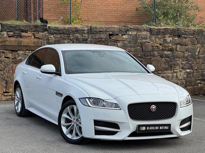 White Used 2016 Jaguar XF R-Sport Sedan | £8,595 (Fair price) - Image 1/4