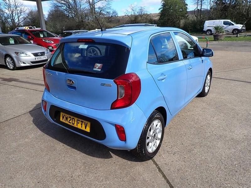Used Kia Picanto 66 HP (48 kW) 2020 Blue Hatchback