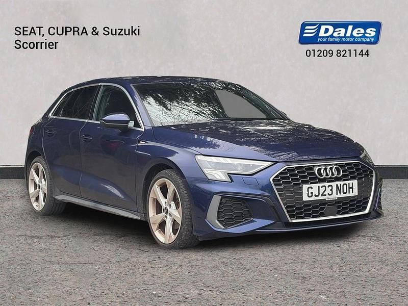 Used Audi A3 S-Line 2023 Blue Sedan