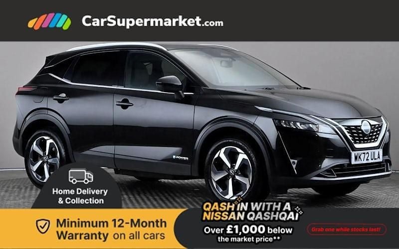 Black Used 2022 Nissan Qashqai N-Connecta SUV | £16,497 (Good price) - Image 1/3