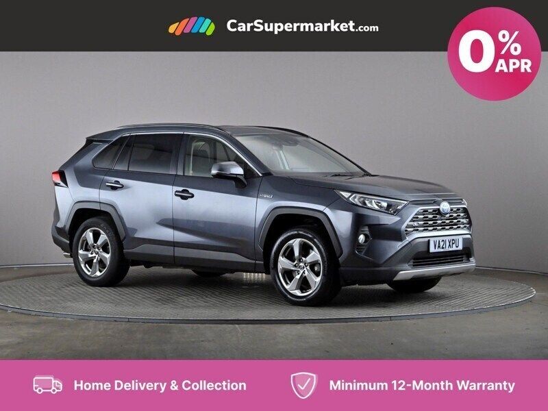 Grey Used 2021 Toyota RAV4 Hybrid Design SUV | £30,497 - Image 1/4