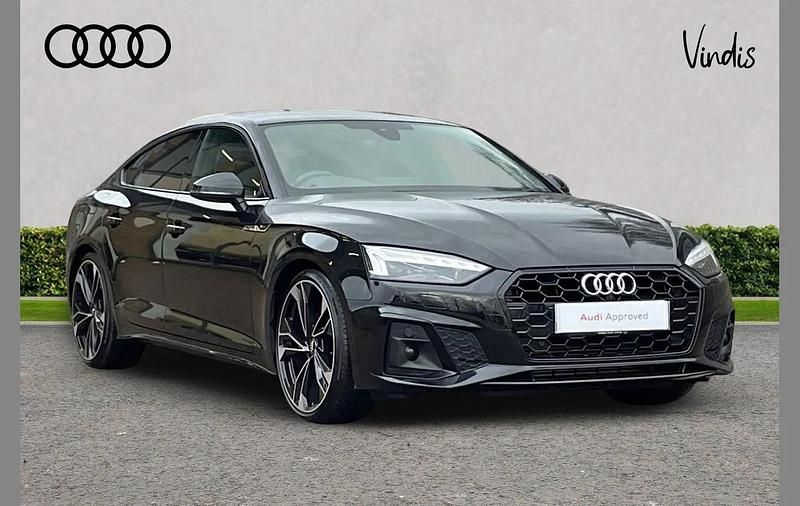 Black Used 2020 Audi A5 Sportback Comfort Hatchback | £25,825 (Expensive) - Image 1/4