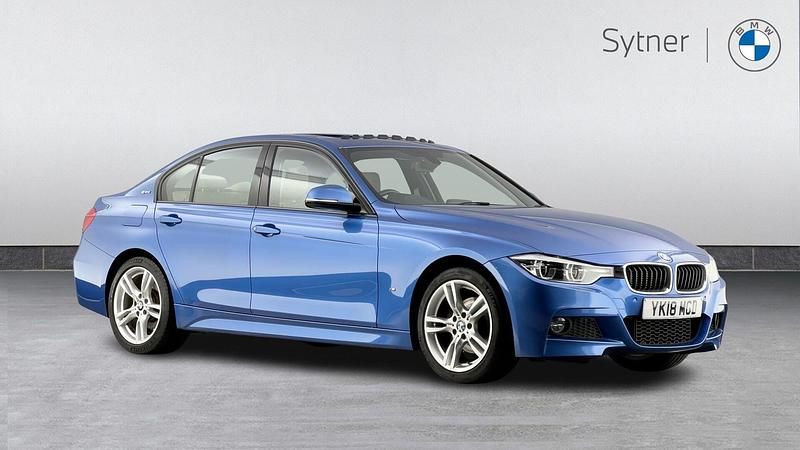 Blue Used 2018 BMW 330e M Sport | £13,750 - Image 1/4