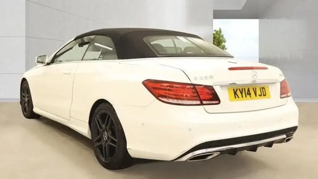 Used Mercedes E250 AMG 2014 White Cabriolet