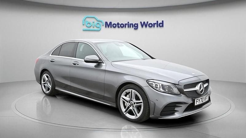 Used Mercedes C300 AMG line 245 HP (180 kW) 2020 Grey Sedan