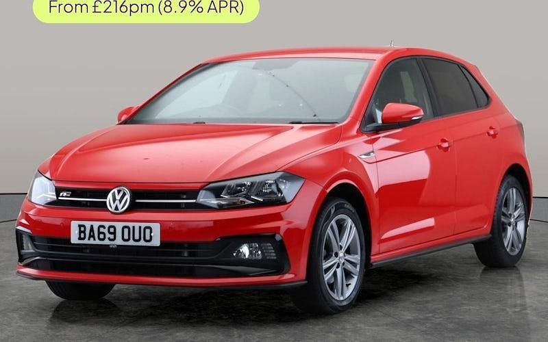 Used VW Polo R-line 116 HP (85 kW) 2020 Red Hatchback