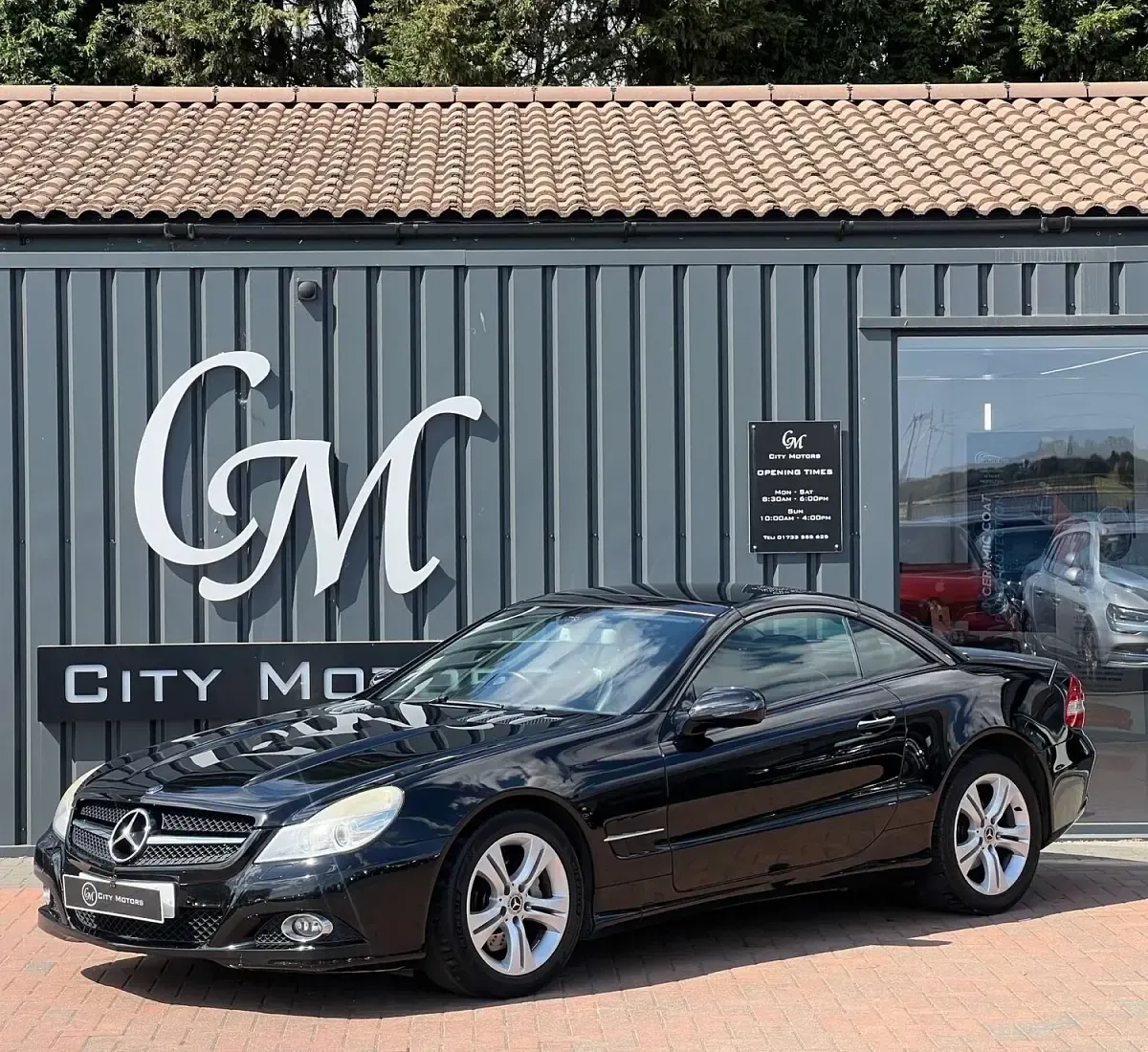 Used Mercedes SL350 2008 Black Cabriolet