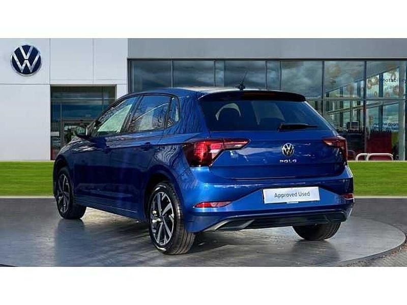 Used VW Polo Match 95 HP (69 kW) 2025 Reef blue metallic Hatchback