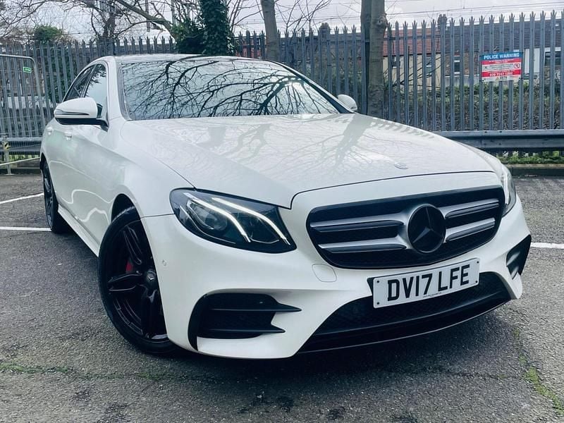 Used Mercedes E350 AMG line 258 HP (189 kW) 2017 White Sedan