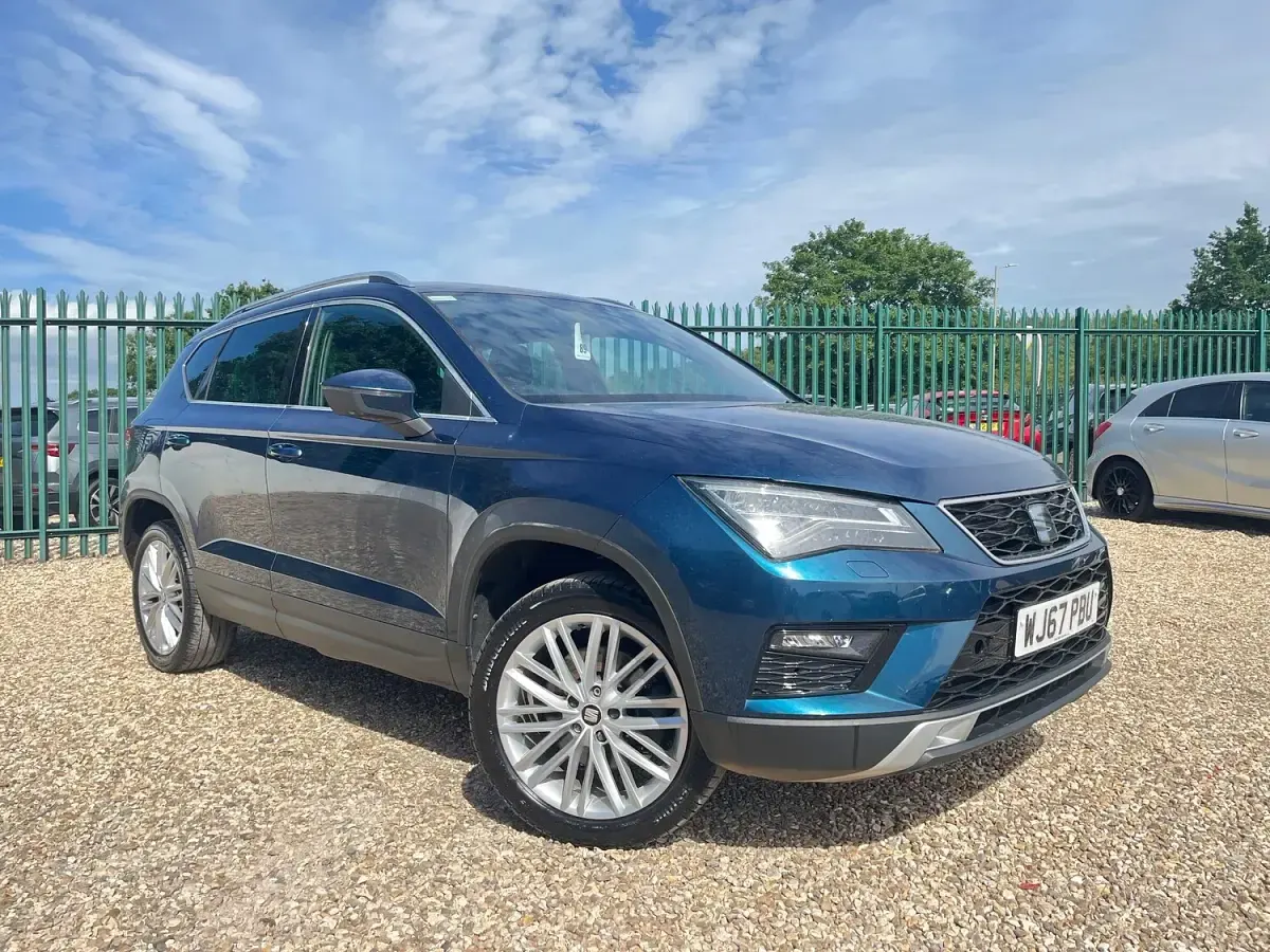 Used Seat Ateca XCELLENCE 150 HP (110 kW) 2017 Blue SUV