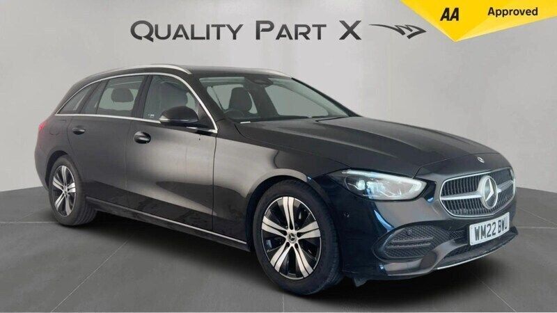 Black Used 2022 Mercedes C200 Estate | £20,700 - Image 1/4