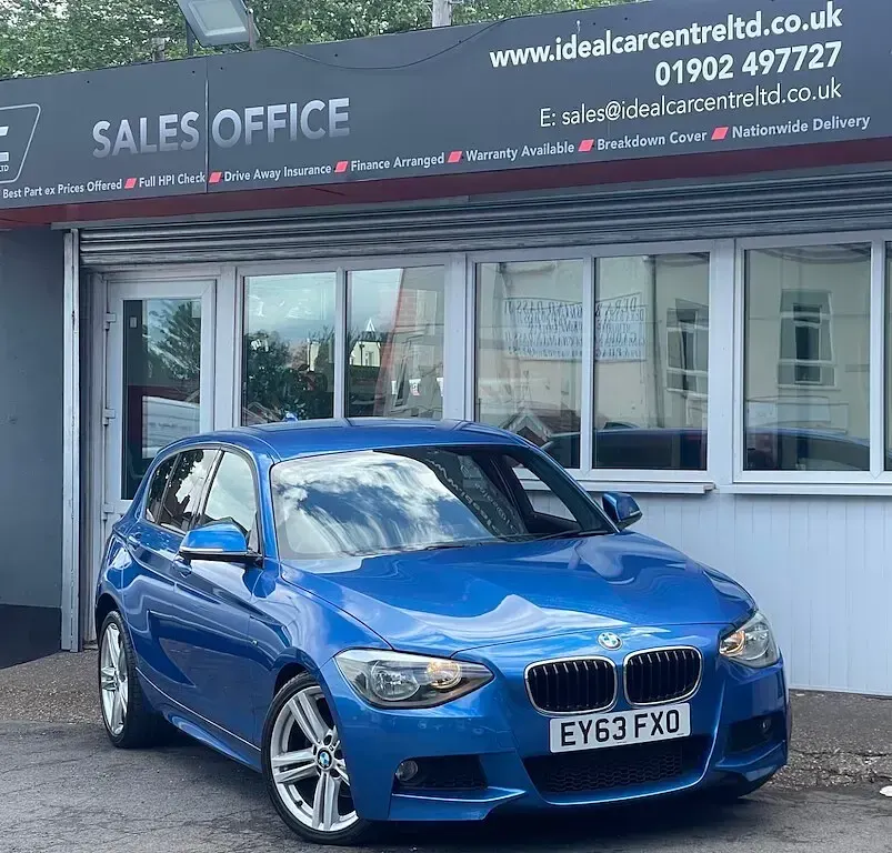Used BMW 118 M Sport 170 HP (125 kW) 2013 Blue Hatchback