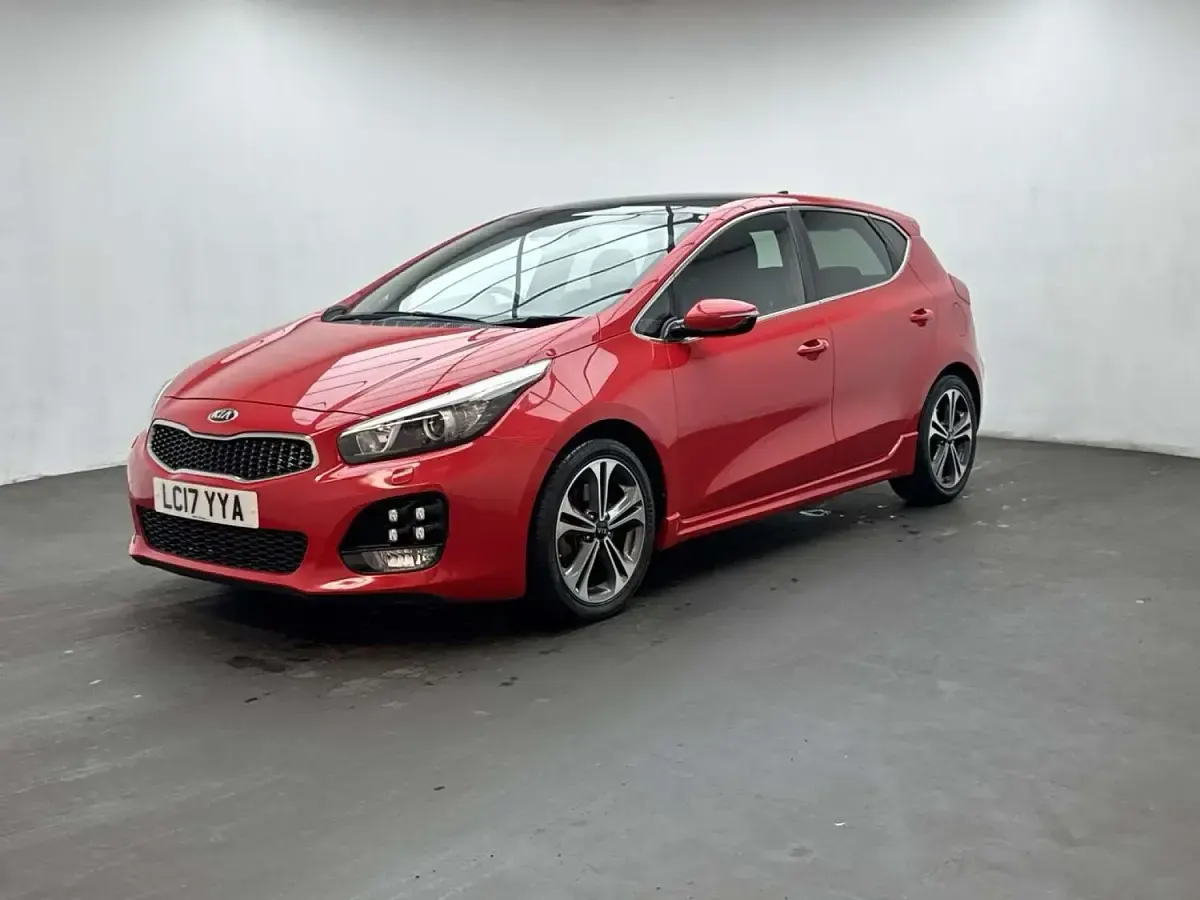 Used Kia Ceed GT-Line S 136 HP (100 kW) 2017 Red Hatchback