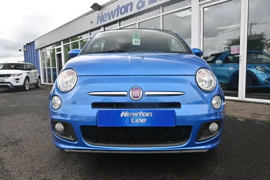 Used Fiat 500C S 69 HP (50 kW) 2014 Blue Cabriolet