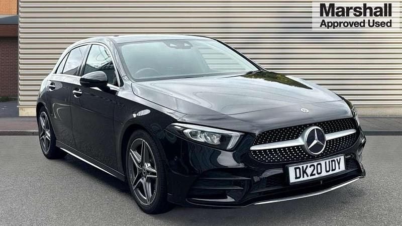 Black Used 2020 Mercedes A200 AMG Line Premium Hatchback | £18,490 (Fair price) - Image 1/4