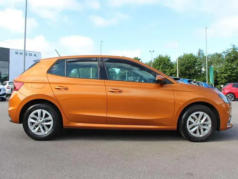 Used Skoda Fabia Comfort 110 HP (80 kW) 2022 Orange Hatchback