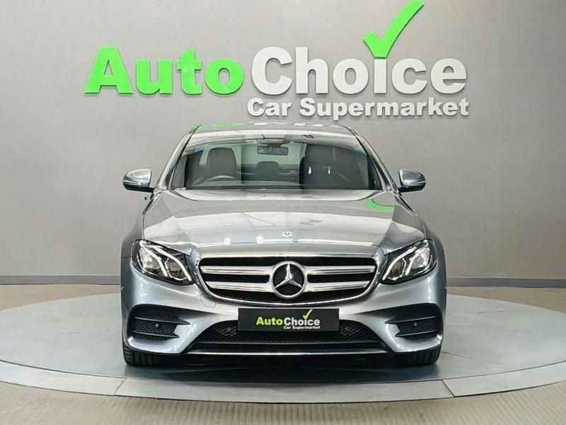 Used Mercedes E220 AMG line 194 HP (142 kW) 2018 Grey Sedan
