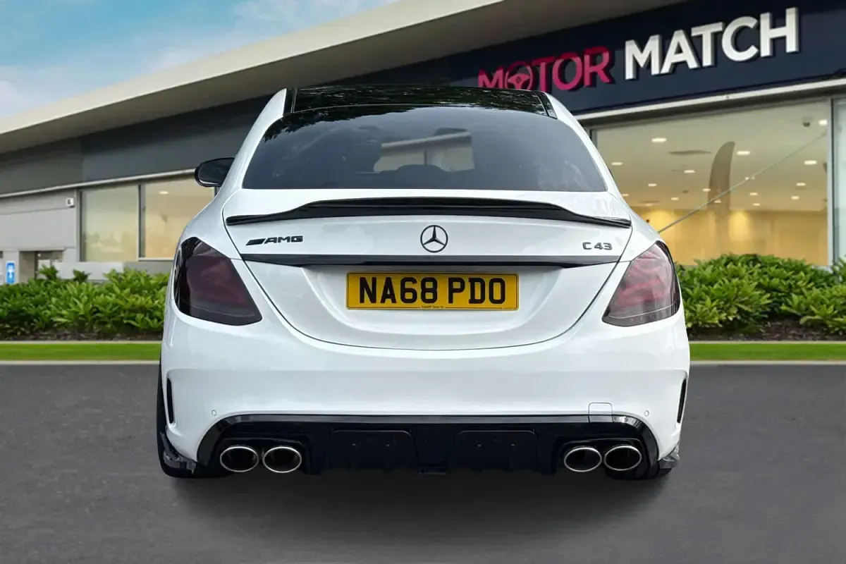 Used Mercedes C43 AMG Premium Plus 2018 White Sedan