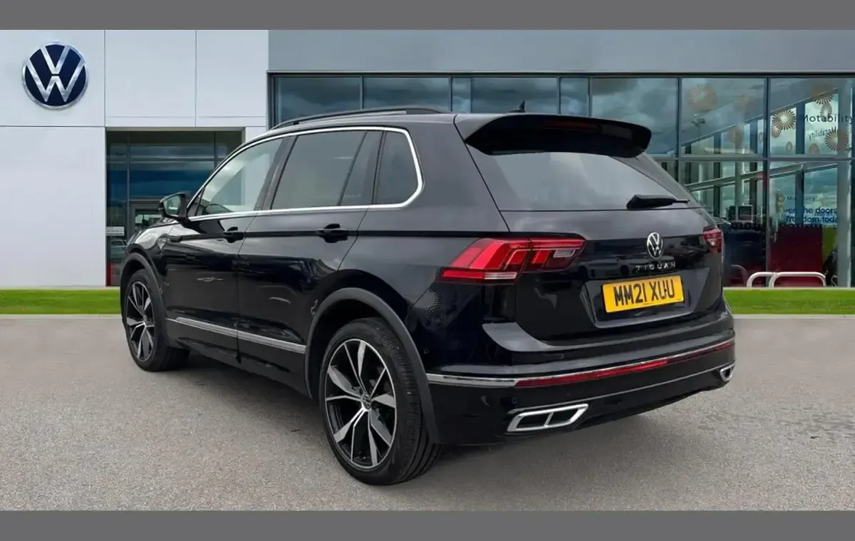 Used VW Tiguan R-line 150 HP (110 kW) 2021 Black SUV