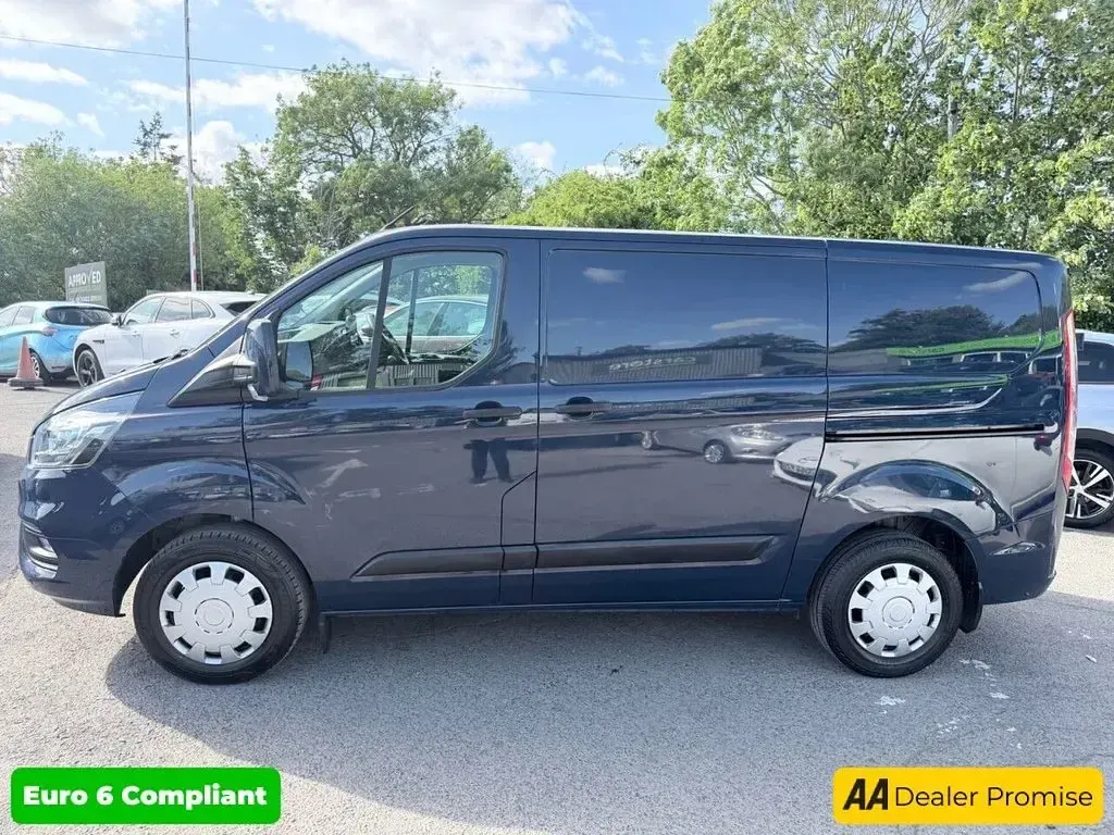 Used Ford Transit Custom Trend 105 HP (77 kW) 2019 Blue Van