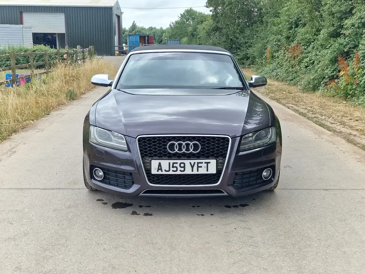 Used Audi A5 Cabriolet S-Line 170 HP (125 kW) 2009 Grey Cabriolet