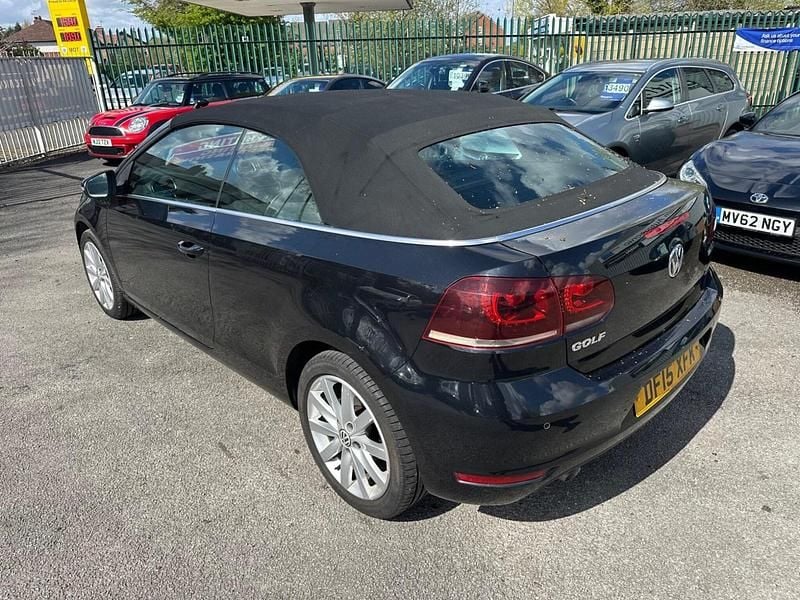 Used VW Golf Cabriolet SE 105 HP (77 kW) 2015 Black Cabriolet
