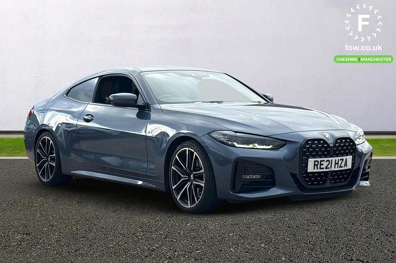 Blue Used 2021 BMW 420 M Sport Coupe | £24,499 (Fair price) - Image 1/3