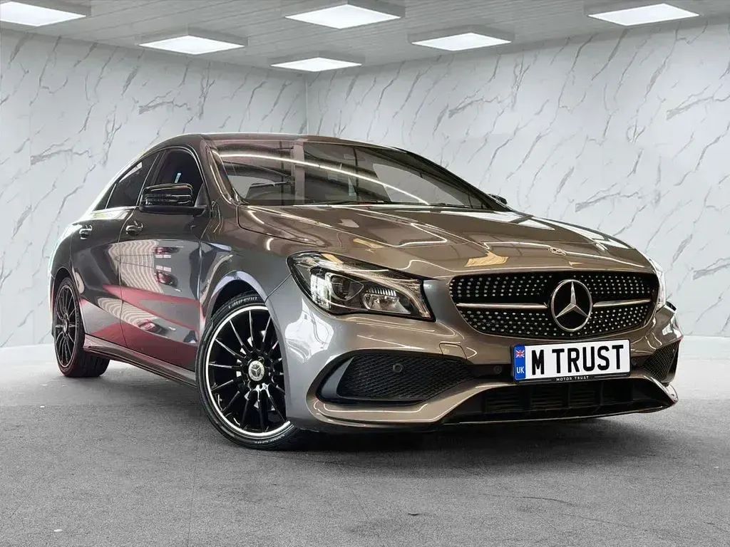 Used Mercedes CLA220 AMG line 170 HP (125 kW) 2019 Grey Sedan