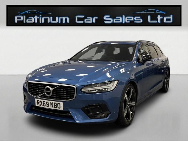 Used Volvo V90 R-Design 190 HP (139 kW) 2019 Blue Estate