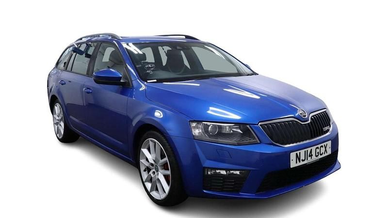 Blue Used 2014 Skoda Octavia vRS Estate | £6,350 (Fair price) - Image 1/4