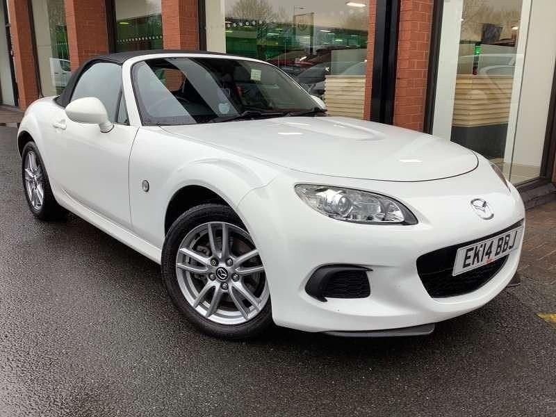 White Used 2014 Mazda MX5 Cabriolet | £7,498 (Fair price) - Image 1/4