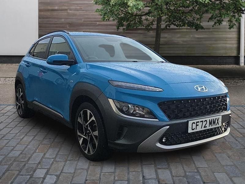 Used Hyundai Kona Premium 120 HP (88 kW) 2022 Blue SUV