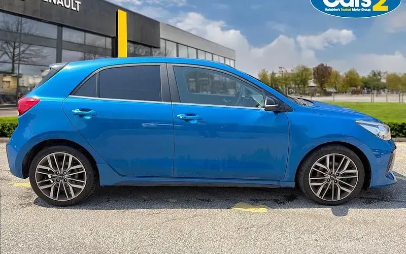 Used Kia Rio GT-Line S 120 HP (88 kW) 2022 Blue Hatchback
