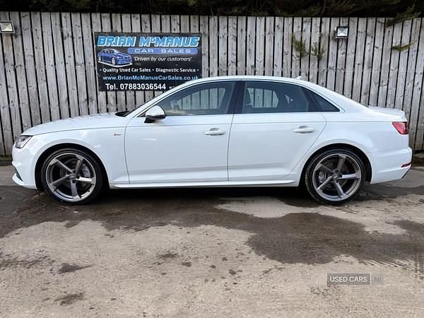 Used Audi A4 S-Line 2016 White Sedan