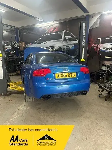 Used Audi RS4 420 HP (308 kW) 2006 Blue Sedan