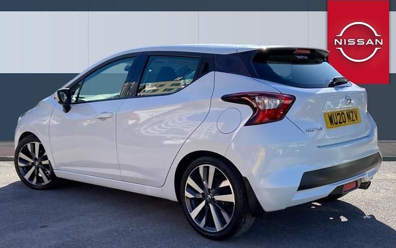 Usado Nissan Micra Acenta 117 HP (86 kW) 2020 Branco Citadino