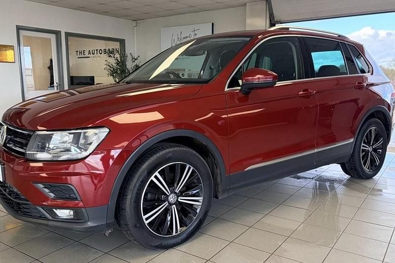 Used VW Tiguan SE 150 HP (110 kW) 2018 Red SUV