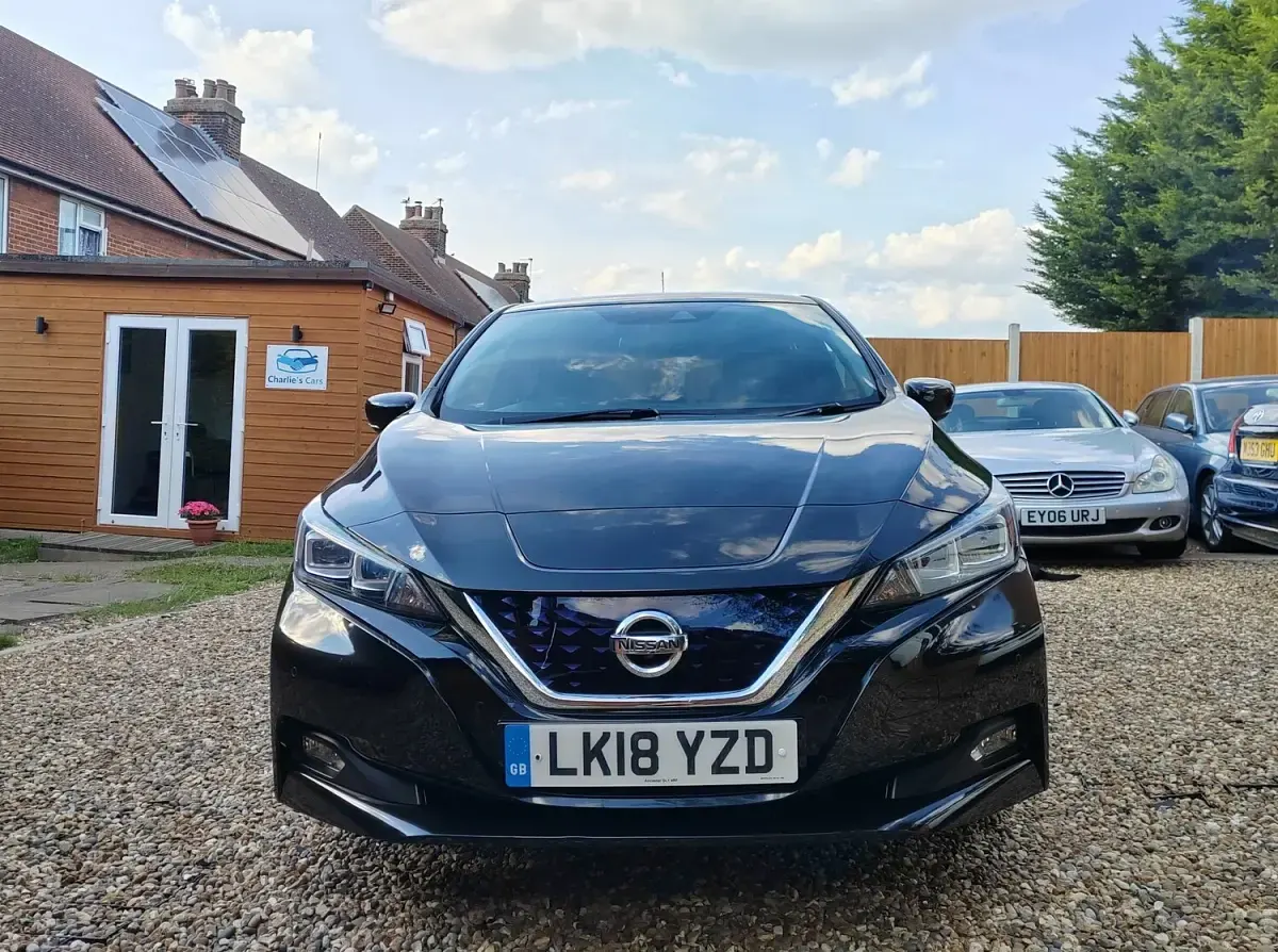 Used Nissan Leaf Tekna 110 kW (150 HP) 2018 Black Hatchback