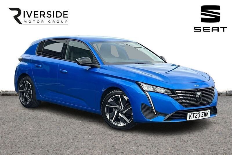 Vertigo blue Used 2023 Peugeot 308 Allure Premium Hatchback | £14,790 (Fair price) - Image 1/4