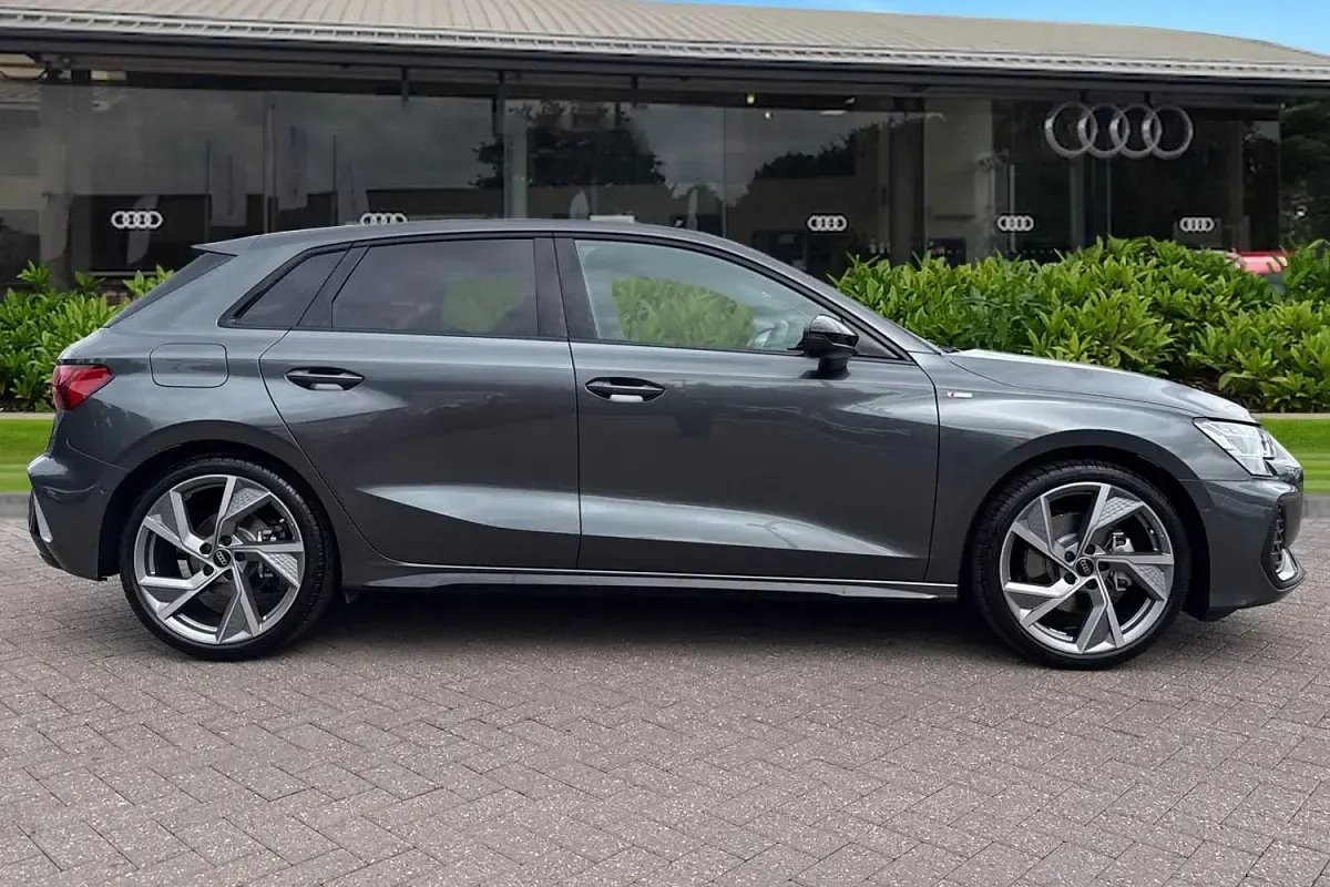 New Audi A3 Sportback Black Edition 2026 Grey Hatchback