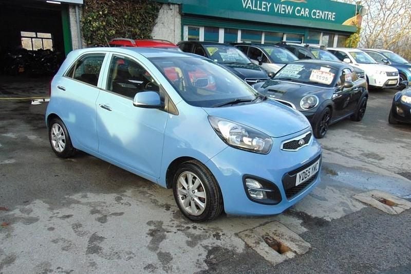Used Kia Picanto 68 HP (50 kW) 2015 Blue Hatchback