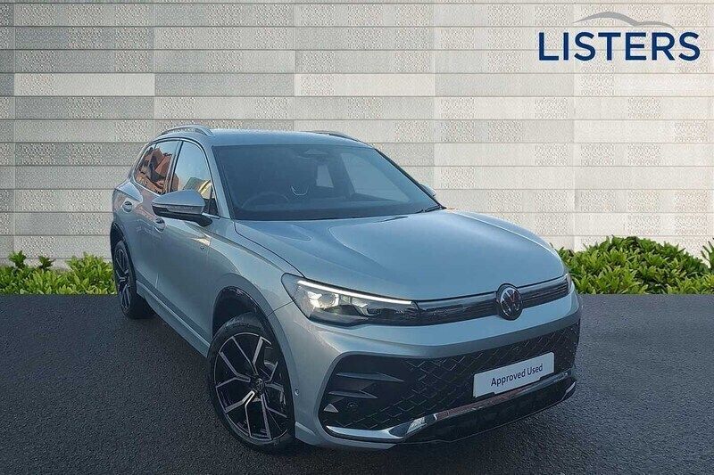 Silver Used 2024 VW Tiguan R-line SUV | £37,990 (Expensive) - Image 1/4