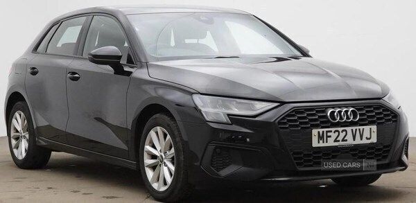 Black Used 2022 Audi A3 Hatchback | £18,900 (Fair price) - Image 1/4
